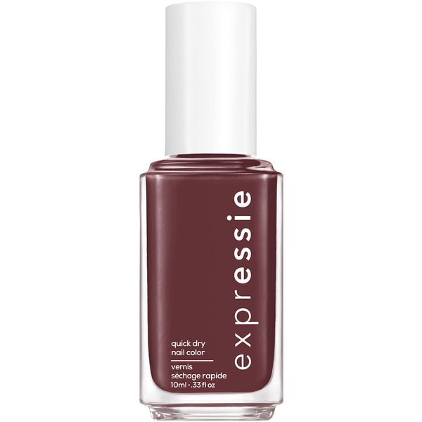 essie Expressie Nail Polish, Quick-Dry Plum Purple Nail Polish, Vegan, Scoot Scoot, 0.33 fl oz