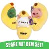 Banana Plush 25 cm - Cuddly Soft, 100% Cotton (Rabbit)