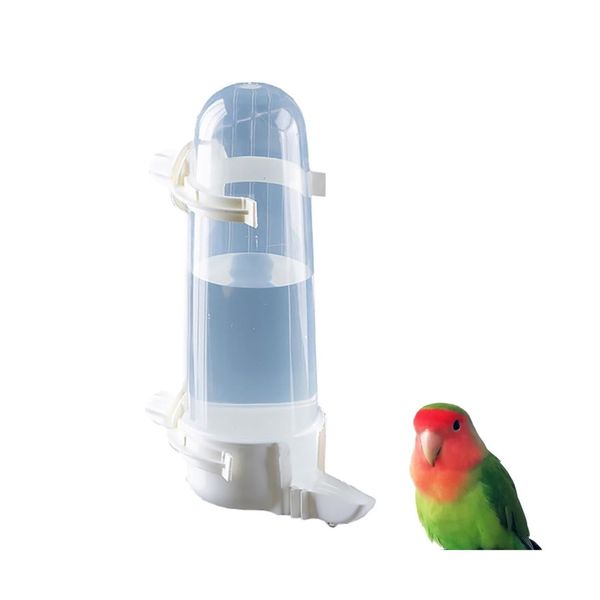 Pet Bird Waterer, 8.45 Fl Oz Parrot Water Feeder, Bird Cage Suspended Automat...