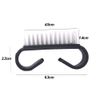 Nail Brush,20 Pieces Black Handle Nail Cleaning Brushes Fingernail Brushes Hand Wash Brush for Toes and Nails Cleaning