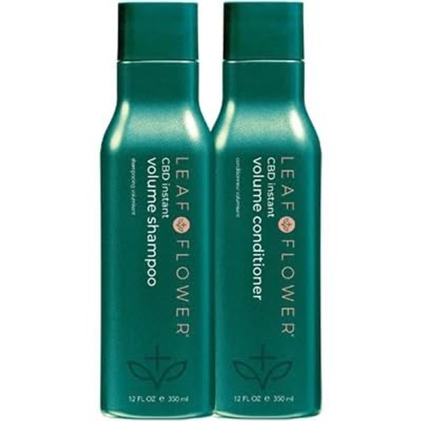 Leaf & Flower Instant Volume Shampoo & Conditioner 12 oz Duo