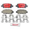 Front & Rear Brembo Ceramic Brake Pads Set Set For Quest 2004-2009