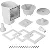 Universal Above Ground Pool Skimmer Kit  ABS Thru-Wall 6" Fits Standard Pool