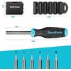 DURATECH 60-in-1 Multi-Function Screwdriver Sets, Multi-Bit Screwdriver Sets with Phillips, Slotted, Square and Torx, Storage Case Design, Suitable for Machine Maintenance and DIY Repair