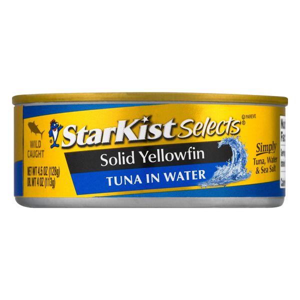 StarKist Selects Solid Light Tuna in Water Can, Tuna in Water , 4.5 Ounce (Pack of 12)