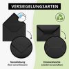 C7 envelopes, pointed flap, wet glue 50 Umschläge 39 - Schwarz