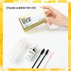 SHEEYOON Eyebrow Tint Cream, Professional Brow Eyelash DYE Kit, Natural Long Lasting Waterproof Eyebrow Colors (Brown)
