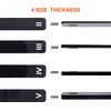 KIBBEH 8 Pcs Polymer Clay Depth Guide Set,4 Size for Adjustable Thickness Gauges for Precise Thickness Control, Durable Roller Depth Guides for Crafting