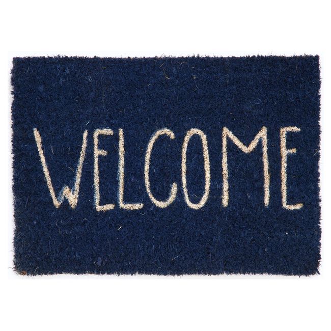 Fuji Boeki 24615 Mini Coyer Mat, Welcome Navy, 13.8 x 9.8 inches (35 x 25 cm)