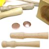 Vintaj Tools Dapping Block Wood 2 Punches by Beadsmith
