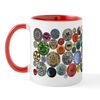CafePress Button Mugs Mug 11 oz (325 ml) Ceramic Coffee Mug