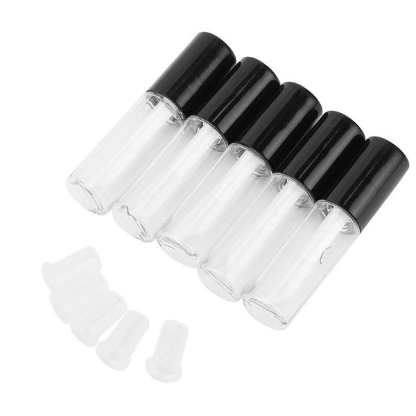 50pcs 1.2ml Mini Lip Gloss Tubes Lip Stick Diy Lip Gloss Container Empty Bottles Transparent Empty Nail Oil Twist Pen Cosmetic Container Lip Gloss Brush Applicators Eyelash Growth Liquid Tube