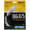 Yonex BG 65 Titanium Badminton String Set White -