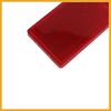 Partuto Vehicle Truck Car Plastic Stick-On Reflective Rectangle Reflector Red 4 Pcs Replacement