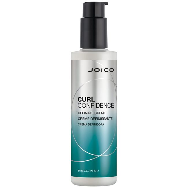 Joico Curl Confidence Defining Crème | For Curly Hair | Reduce Frizz | Define Textures | Boost Shine & Brilliance | Gluten & Paraben Free | 6 Fl Oz