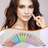 20 Pieces Crystal Lash Shampoo Brushes Glitter Eyelash Extension Cleanser Brush with Container Facial Nose Pore Deep Cleaning Brush Cosmetic Lash Cleanser Brush, 5 Colors