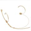 CLQYGHD Double Over Ear Headset Microphone Ear Hook Headphpne Microphone Concealed Microphone Compatible with Sennheiser Wireless System(3.5MM Female)