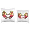 I Love Biking, Bicycle Throw Pillow