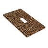 Leopard Print Light Switch Cover Plates Single Toggle Wall Plate, Decorative 1-Gang Lightswitch Cover