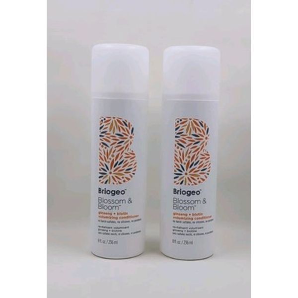 (2-PACK) Briogeo Blossom & Bloom Ginseng Biotin Volumizing Conditioner 8 oz