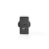 Nedis 45W100Bkuk Wall Charger, Black, UK Plug