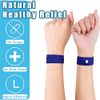 4 Pairs Travel Sickness Bands, Motion Sickness Relief Bands, Anti Nausea Wristbands, Natural Acupressure Relief Wristbands for Sea Flying Trip Kids Anti Sickness Bands and Pregnancy Morning Sickness