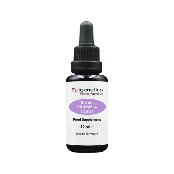 Smart Vitamin A Oil (GSO) 30ml | Vitamin A 800mcg (Retinyl Palmitate) + Organic Grape Seed Oil | UK Made Vegan Liquid | 1 Drop Daily (High Strength)