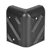 sourcing map Speaker Corner Protectors Cabinet Edge Corner Speaker Stackable Guard Wrap Angle Case Protection 8pcs