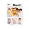 Simplicity SS9665OS Plush Dolls OS (ONE Size)