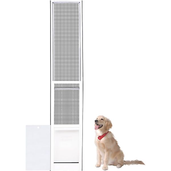 Large Dog Door for Sliding Glass Doors Doggie Door Insert for Screen Patio Pets