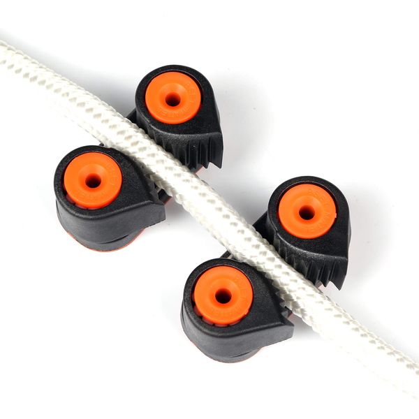 Mxeol Rope Cam Cleats for Climbing Sticks Sailboats Hardware Maximum for Line Sizes 5/8" (Normal)