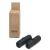 Organic Bamboo Fibre with Activated Charcoal Refills Floss with Tea Tree and Peppermint Essential Oils. 60m / 66 yds Total (2 Spools of 30 m in 1 Box) by Lucky Teeth