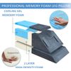 4-Height Adjustable Leg Elevation Pillows for after Surgery, Injuries, or Rest, 