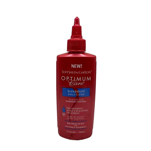 SoftSheen Carson Optimum Care Dandruff Solutions Pre Shampoo Treatment 3.4 Fl Oz