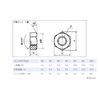 M4: Stainless Steel Hex Nuts (1 Type), 10 Pieces