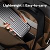 PRT Portable Carrying Case Compatible MT610/MT610 Pro Portable Thermal Printer, Silver