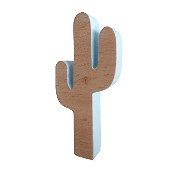 Blossom Paris Pineapple Wall Hook, Light Blue/Wood