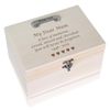De Walden Special Mum Bereavement Condolence Engraved Pine Keepsake Memory Box
