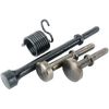 4 Pcs Smoothing Pneumatic Air Hammer Bits Air Chisel Bits Tool Set with Spring