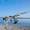 Automatic Spring Fishing Rod Holder Folding Fishing Pole Mount Bracket Ground