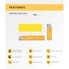 3"x1" Direct Thermal YELLOW Labels Mobile 0.75" Core 550 labels per 2 Rolls