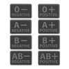 Helikon Blood Patch Set of 2 Black B+