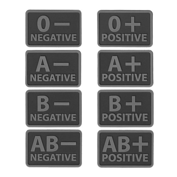 Helikon Blood Patch Set of 2 Black B+
