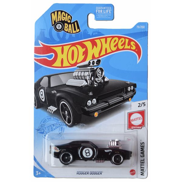 Hot Wheels Rodger Dodger, Mattel Games 2/5, black