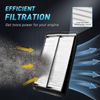 Engine Cabin Air Filter Replacement Kit CF11854 CA11858 Compatible with 2014-2020 Rogue(2.5L)
