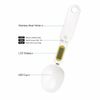 Digital Spoon Scale High Precision 500G/0.01G Measuring Spoon w/ Display (White)
