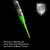 Viper Dart Accessory: Tufflex III 2BA Thread Soft Tip Dart Points, Neon Green, 1000 Pack