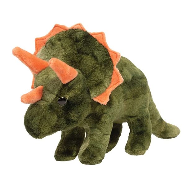 Douglas Tops Triceratops Mini Dinosaur Plush Stuffed Animal