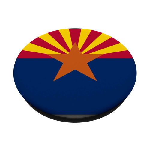 Arizona Flag PopSocket Grip Arizona State Flag for Phones PopSockets PopGrip: Swappable Grip for Phones & Tablets