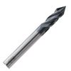 3/16" Diameter 4 Flute Single End 60Deg Point Angle YGBasiX Carbide Drill-Mill